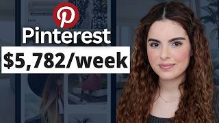 How I Make 5782 Per Week With Pinterest Affiliate Marketing Full Tutorial [upl. by Kape341]