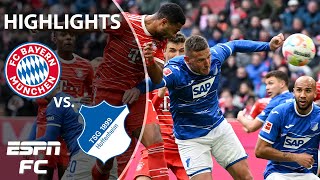 Bayern Munich vs TSG Hoffenheim  Bundesliga Highlights  ESPN FC [upl. by Ahsait805]