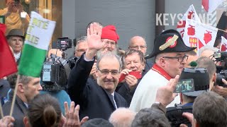 Wahlfeier für Guy Parmelin Hunderte jubeln dem neuen Bundesrat zu  Nyon  Empfang  Fest  Umzug [upl. by Louanne754]