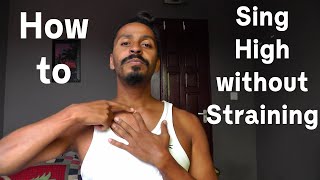 How to 1 Sing High Notes without Straining [upl. by Cirdahc]