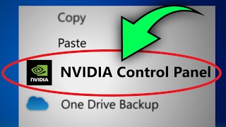 How to Fix NVIDIA Control Panel Not Showing on Windows 10 [upl. by Riada]