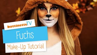 Fuchs schminken  buttinette TV MAKEUP TUTORIAL [upl. by Zaccaria]