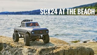 Axial SCX24 Saturday morning at Transfer Beach [upl. by Atterg]