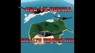 STEALTH BOMBERS Secure the win USA VS RUSSIA Conquerors 3 ROBLOX [upl. by Atiniv]