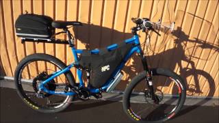 5000W HPC XC ELITE 2014 Ultra High Performance Full Suspension Electric Bike [upl. by Yesor492]