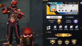 Grandmaster hard lobby duo match with guild mate freefire brranked grandmaster rankpush [upl. by Ohnuj842]