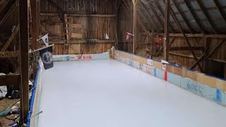 Does barn hockey 🏒 sound MANLY [upl. by Eremahs]