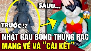 Nhặt được con GẤU BÔNG DỊ DẠNG trong thùng rác người đàn ông mang về TẮM RỬA và cái kết Tin 3 Phút [upl. by Deny]