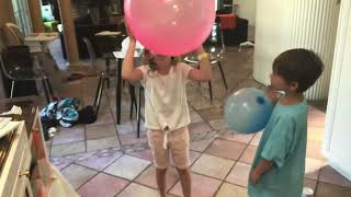 Blowing up a big balloon thingy￼ [upl. by Suzan]