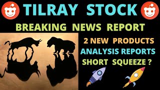 Tilray Stock  TLRY Stock Price Prediction Update  NEW PRODUCTS Company News amp Analysis Reports [upl. by Lohse]