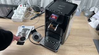 Philips Senseo Quadrante Kaffeepadmaschine mit Café Boost Technologie Overview Unboxing amp Anleitung [upl. by Lrigybab]