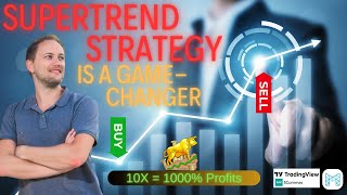 🌪The SupertrendStrategy with 10x making 1000X profits trading bitcoin 3commas [upl. by Laup646]