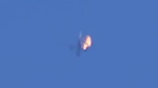 Alleged Footage Of Flight MH17 Crashing To Ground [upl. by Patin]