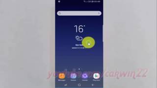 Android Nougat  How to Turn on or Turn off Mobile data On Samsung Galaxy S8 or S8 [upl. by Adnahcir]