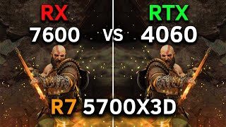 RX 7600 vs RTX 4060  Test in 17 Games at 1080p  RYZEN 7 5700X3D  2024 [upl. by Follansbee]