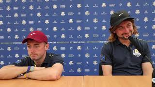 Europe reacts to winning the Ryder Cup w Conor Moore  Golf Channel [upl. by Hsitirb]