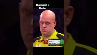 Historical 9 darterdarts 9darter michaelsmith dartsfans dartsnews dartswm dartschampionship [upl. by Annaeiluj]