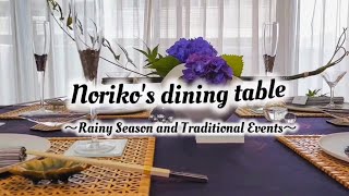 Norikos dining table Rainy Season and Traditional Events [upl. by Carlye30]