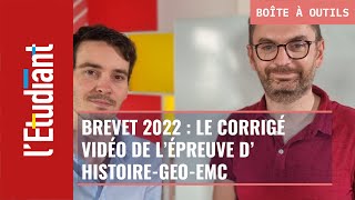 Brevet 2022  le corrigé vidéo de lépreuve dhistoiregéo [upl. by Guglielma]