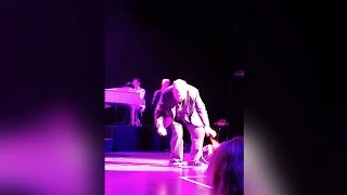 Meat Loaf collapses on stage during Edmonton concert [upl. by Yelmene652]