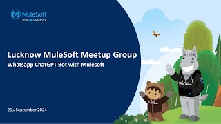 Lucknow Virtual Meetup WhatsApp ChatGPT Bot with Mulesoft [upl. by Jann]