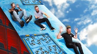 Fortnite SlipNSlide Deathrun Challenge [upl. by Annairam314]