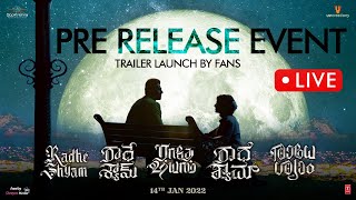 Radhe Shyam Pre Release Event Live  Prabhas  Pooja Hegde  Bhushan Kumar  11th March 2022 [upl. by Utir]