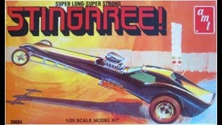 How to Build the Stingaree Dragster 125 Scale AMT Model Kit 38664 Review [upl. by Romola]