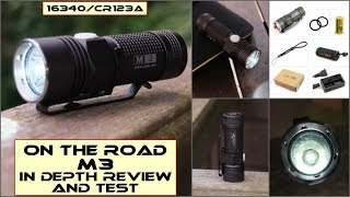 On The Road M3 LED Torch Review amp Test [upl. by Ahsikat821]