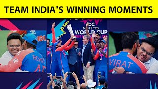 INDIAS T20 WORLD CUP 2024 WINNING MOMENTS amp MEDAL CEREMONY I ROHIT SHARMA I VIRAT KOHLI I JAY SHAH [upl. by Euqinna232]