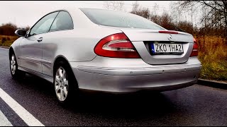 MercedesBenz CLK 270 CDI  straight pipe exhaust sound [upl. by Aihsemaj]