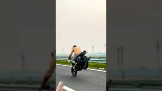 Wheelie or Stoppie 👀 rider automobile love biker viralvideo bikelover edit youtubeshorts [upl. by Tnelc]