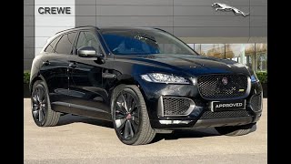 Approved used Jaguar FPACE 30 V6 Diesel 300PS 300 Sport AWD  Jaguar Crewe [upl. by Vance]