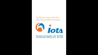 The Premium Choice IOTA704 HighVacuum Diffusion Pump Oil [upl. by Viridis]