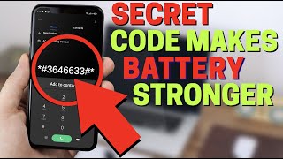 Secret CODE Makes Battery 2X Last Longer [upl. by Rep]