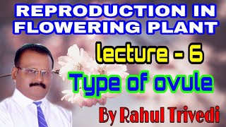 type of ovule  sexual reproduction in flowering plant  by rahul trivedi  12th class  neet ncert [upl. by Ashmead]