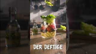 foodstylingkuehnel Netto Schichtsalat Deftig veganrecipes vegan recipe cooking food pasta [upl. by Apfelstadt69]