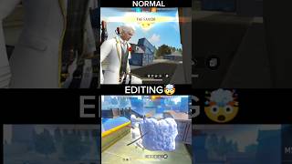 Normal  Editing🤫 short FREE FIRE EDIT SHORT [upl. by Lewse]