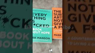 Mark Mansons book 📕from meesho [upl. by Ciel933]