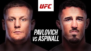 PREVIA PAVLOVICH vs ASPINALL UFC 295 [upl. by Tenej]