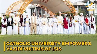 CATHOLIC UNIVERSITY EMPOWERS YAZIDI VICTIMS OF ISIS  SG NEWS [upl. by Naugan]