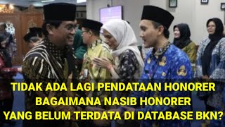 TIDAK ADA LAGI PENDATAAN HONORER  BAGAIMANA NASIB HONORER YANG BELUM TERDATA BKN [upl. by Hcirdla164]