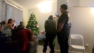 FULL VIDEO of The Grinch getting beat up by kids  grinch christmaseve2022 funny shorts [upl. by Nnylarak]