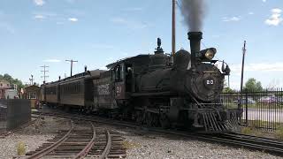 Colorado Railroad Museum  National Narrow Gauge Convention Day 4K60 [upl. by Valerye583]