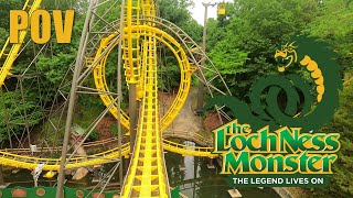 Front Seat Loch Ness Monster POV Busch Gardens Williamsburg [upl. by Henig]