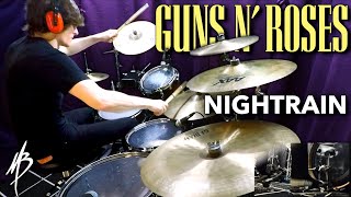 Guns N Roses  Nightrain  Drum Cover  MBDrums [upl. by Itida871]