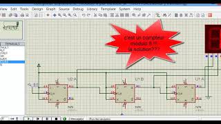 Comment Réaliser un compteur asynchrone modulo 6 [upl. by Xuaeb]