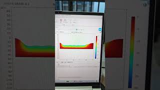 COMSOL twodimensional continuous pulse laser ablation laser drilling comsolmultiphysics [upl. by Surtemed]