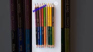 FaberCastell Bi Colour Pencils stationeryfabercastellcolourpencilstudentStationery2024 [upl. by Anihsat706]