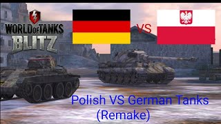 Polish VS German Tanks Remake [upl. by Stelle]